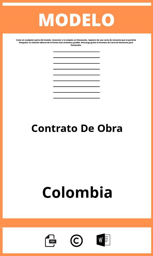 Modelo De Contrato De Obra