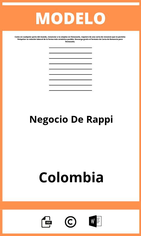 Modelo De Negocio De Rappi