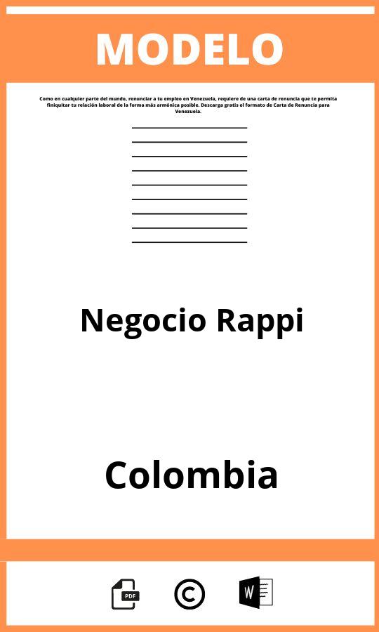 Modelo De Negocio Rappi Pdf