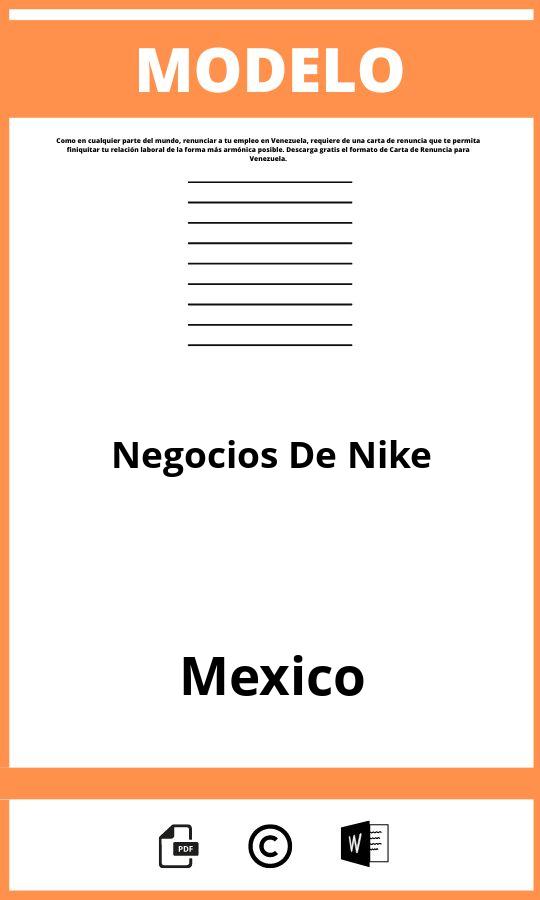 Modelo De Negocios De Nike