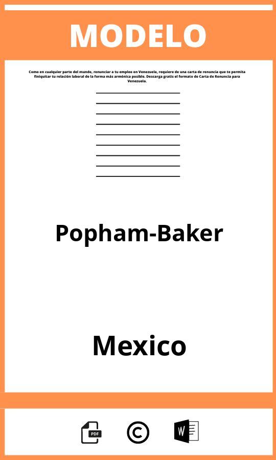 Modelo De Popham-Baker Pdf